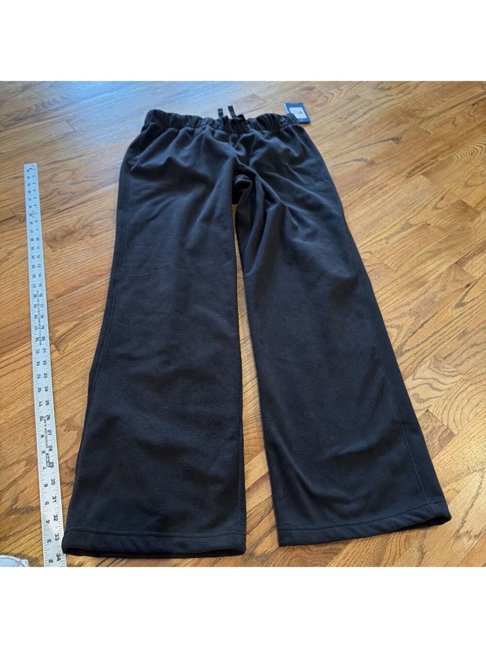 REEBOK WOMENS BLACK MICRO FLEECE PANTS NEW SIZE MEDIUM